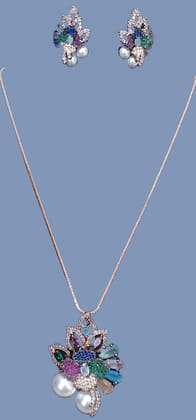 American Diamond Casual and Partywear Pendant set American Diamond Casual and Partywear Pendant set