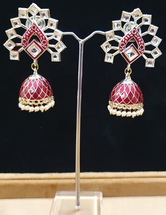 Kundan Beautiful Partywear Earrings Kundan Beautiful Partywear Earrings