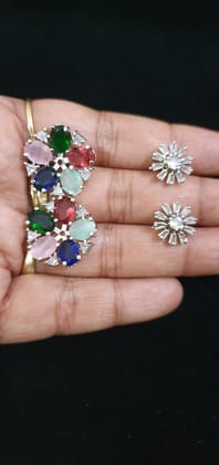 American Diamond Beautiful Studs Earrings American Diamond Beautiful Studs Earrings