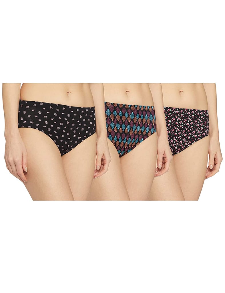 Enamor Women's CR17P Hipster Printed Panties Pack of 3