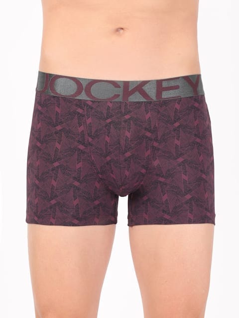 Jockey Men's IC30 Tactel Stretch Printed Trunk