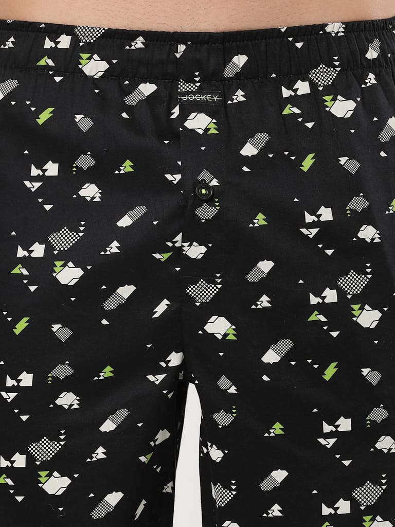 Jockey Men's NY07 Printed Boxer Shorts