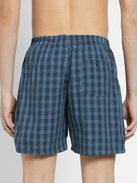 Jockey Men's 1222 Checks Pack of 2 Boxer Shorts