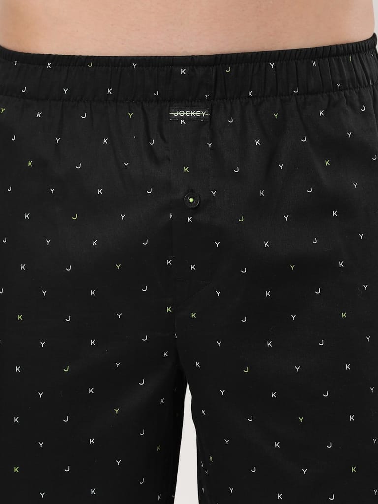Jockey Men's NY07 Printed Boxer Shorts