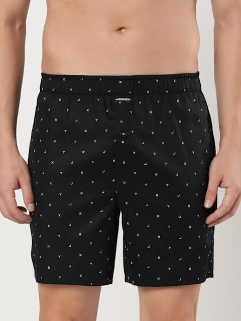 Jockey Men's NY07 Printed Boxer Shorts