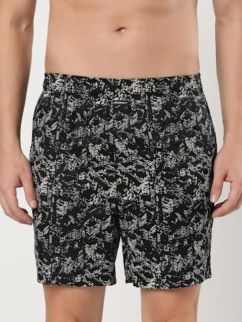Jockey Men's NY07 Printed Boxer Shorts