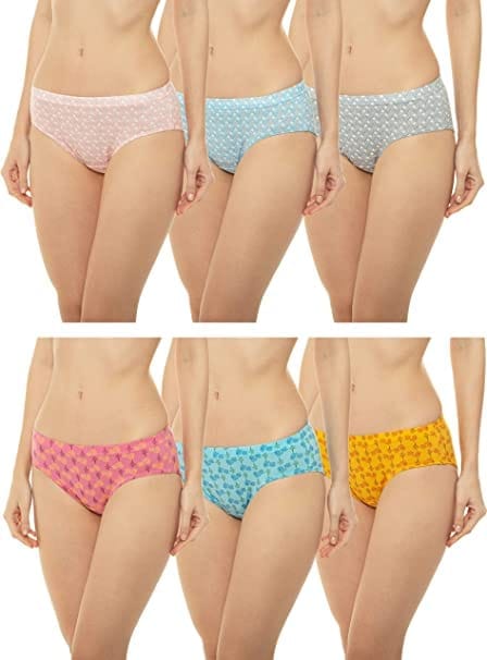 Feelings Hipster Printed Panties Pack of 3