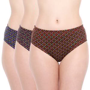 Avon Women's Hipster Printed Panties Pack of 3