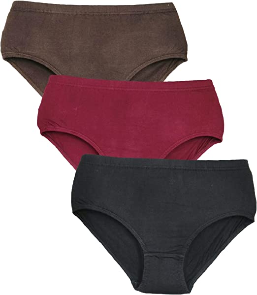 Avon Women's Hipster Plain Panties Pack of 3