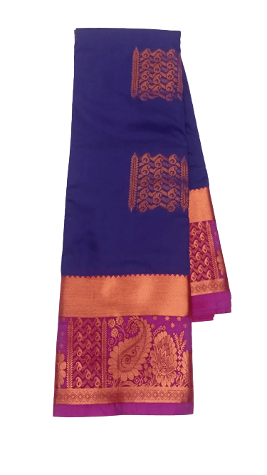 Silk Saree(Navy Blue)