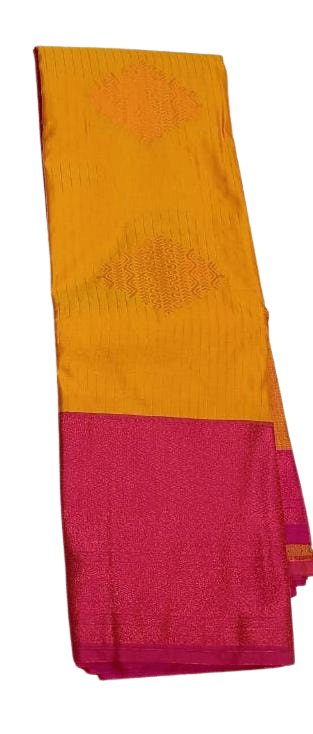 Silk Saree(Yellow)