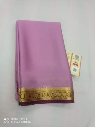 Self Design  Pure mysore silk 60 Gram  (Pink)