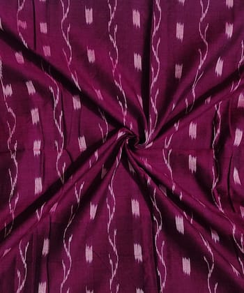 2.5m Mulberry Nuapatna Handwoven Single Ikat Shirting Materials
