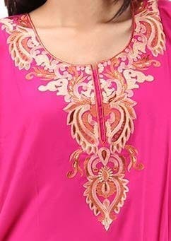 VALENCIA SLEEPWEAR Plain Patty Embroidery Gown Maxi Nightwear Nighty Lizzy Bizzy Soft Fabric