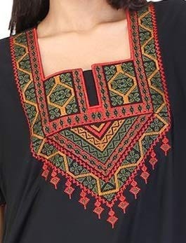 VALENCIA SLEEPWEAR Lizzy Bizzy Cotton Embroidery Nighty Nightwear Maxi Plain for Women