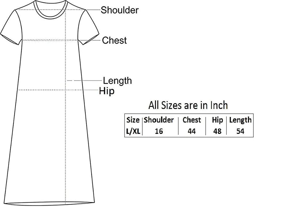 VALENCIA SLEEPWEAR Women Printed Pure Cotton Nighty Night Gown Maxi l/XL Blue