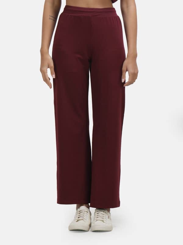 KOI Lycra Co-ord Set Maroon