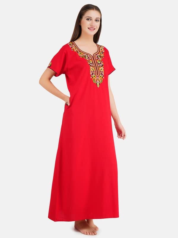 KOI SLEEPWEAR lizzybizzy Nightgown with Beautiful Multi Floral embrodery