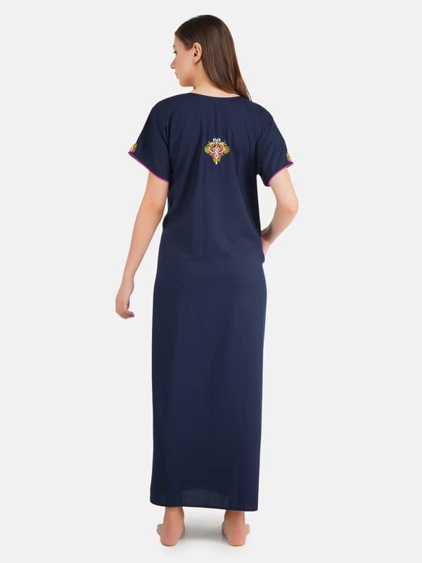 KOI SLEEPWEAR lizzybizzy Nightgown with Beautiful Multi Floral embrodery