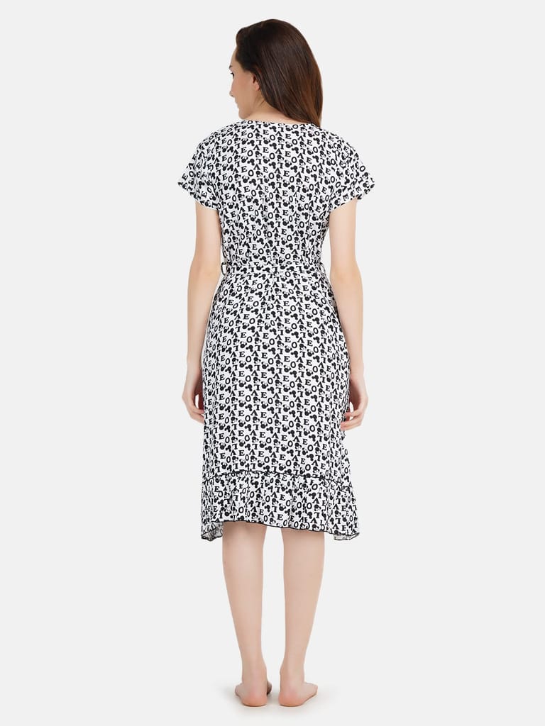 KOI SLEEPWEAR Women's Short Nighty Love Night Gown/Maxi Night Gown for Women