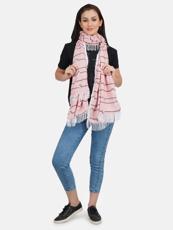 KOI Black Linned Coloured Nursing scarf