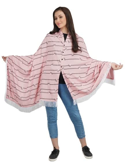 KOI Black Linned Coloured Nursing scarf