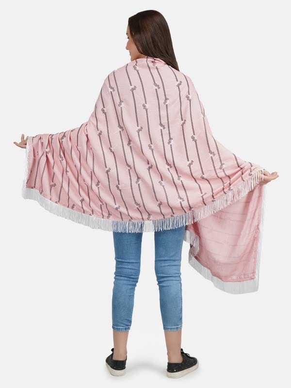 KOI Black Linned Coloured Nursing scarf