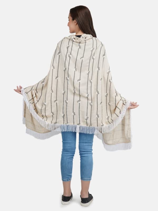 KOI Black Linned Coloured Nursing scarf