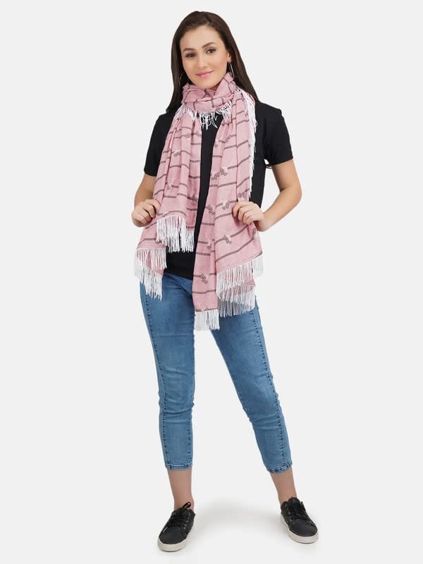 KOI Black Linned Coloured Nursing scarf