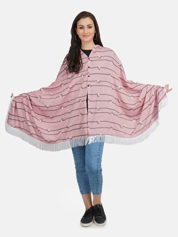 KOI Black Linned Coloured Nursing scarf