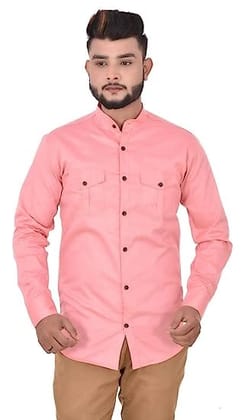 Cotton Solid Full Sleeves Regular Shirts for Casual Use