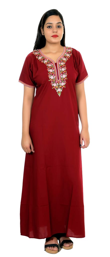 VALENCIA SLEEPWEAR Women Nighty Dress (Multicolour, Large) - Nightwear & Loungewear | Buy online on ZillyBuy