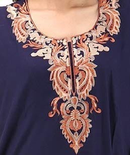 VALENCIA SLEEPWEAR Plain Embroidery Gown Maxi Nightwear Nighty Lizzy Bizzy Soft Fabric