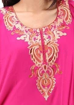 VALENCIA SLEEPWEAR Plain Embroidery Gown Maxi Nightwear Nighty Lizzy Bizzy Soft Fabric