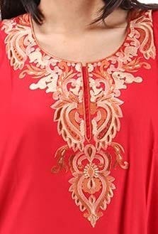 VALENCIA SLEEPWEAR Plain Embroidery Gown Maxi Nightwear Nighty Lizzy Bizzy Soft Fabric