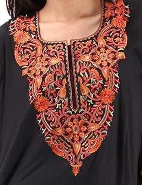 VALENCIA SLEEPWEAR Plain Patty Embroidery Gown Maxi Nightwear Nighty Lizzy Bizzy Soft Fabric