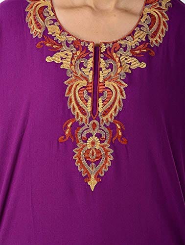 VALENCIA SLEEPWEAR Plain Patty Embroidery Gown Maxi Nightwear Nighty Lizzy Bizzy Soft Fabric