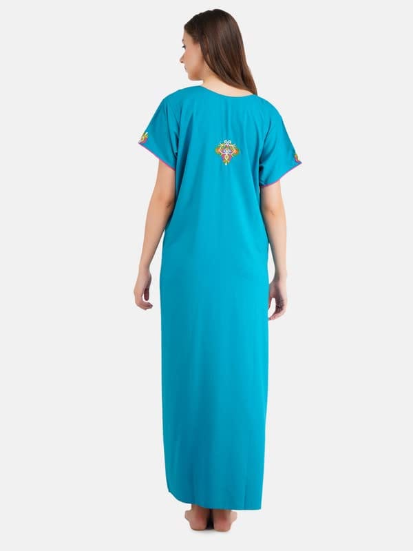 KOI SLEEPWEAR lizzybizzy Nightgown with Beautiful Multi Floral embrodery