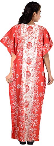 VALENCIA SLEEPWEAR Cotton Kaftan Free Size Nighty Night Gown Sleepwear