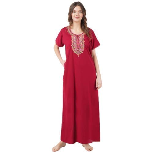 KOI lissybissy Diamond Shape Embroidered Nightgown