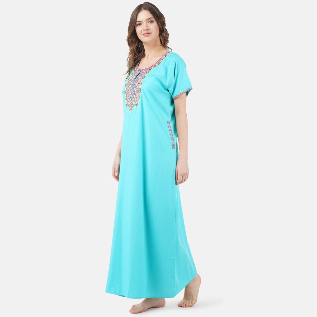 KOI lissybissy Diamond Shape Embroidered Nightgown