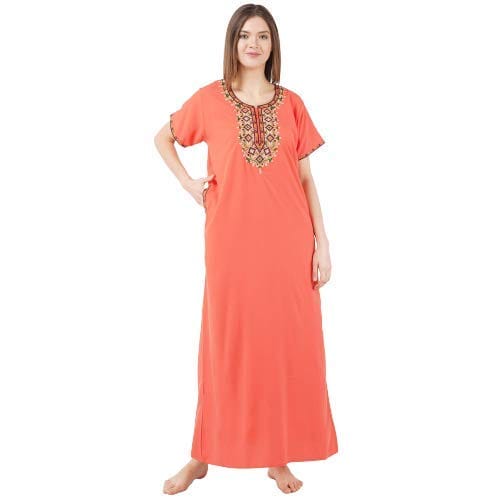 KOI lissybissy Diamond Shape Embroidered Nightgown
