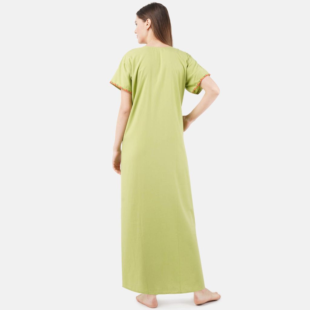 KOI lissybissy Diamond Shape Embroidered Nightgown