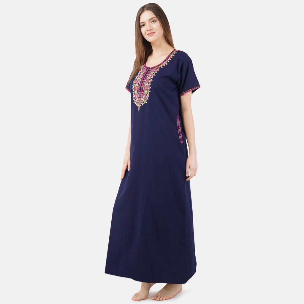 KOI lissybissy Diamond Shape Embroidered Nightgown