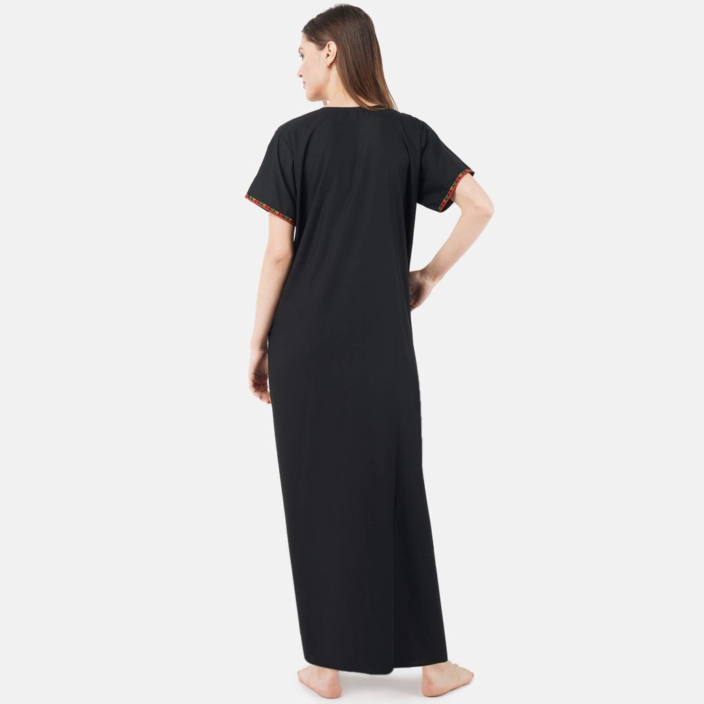 KOI lissybissy Diamond Shape Embroidered Nightgown