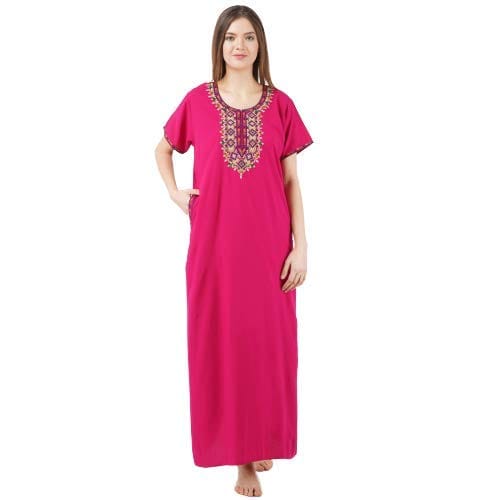 KOI lissybissy Diamond Shape Embroidered Nightgown
