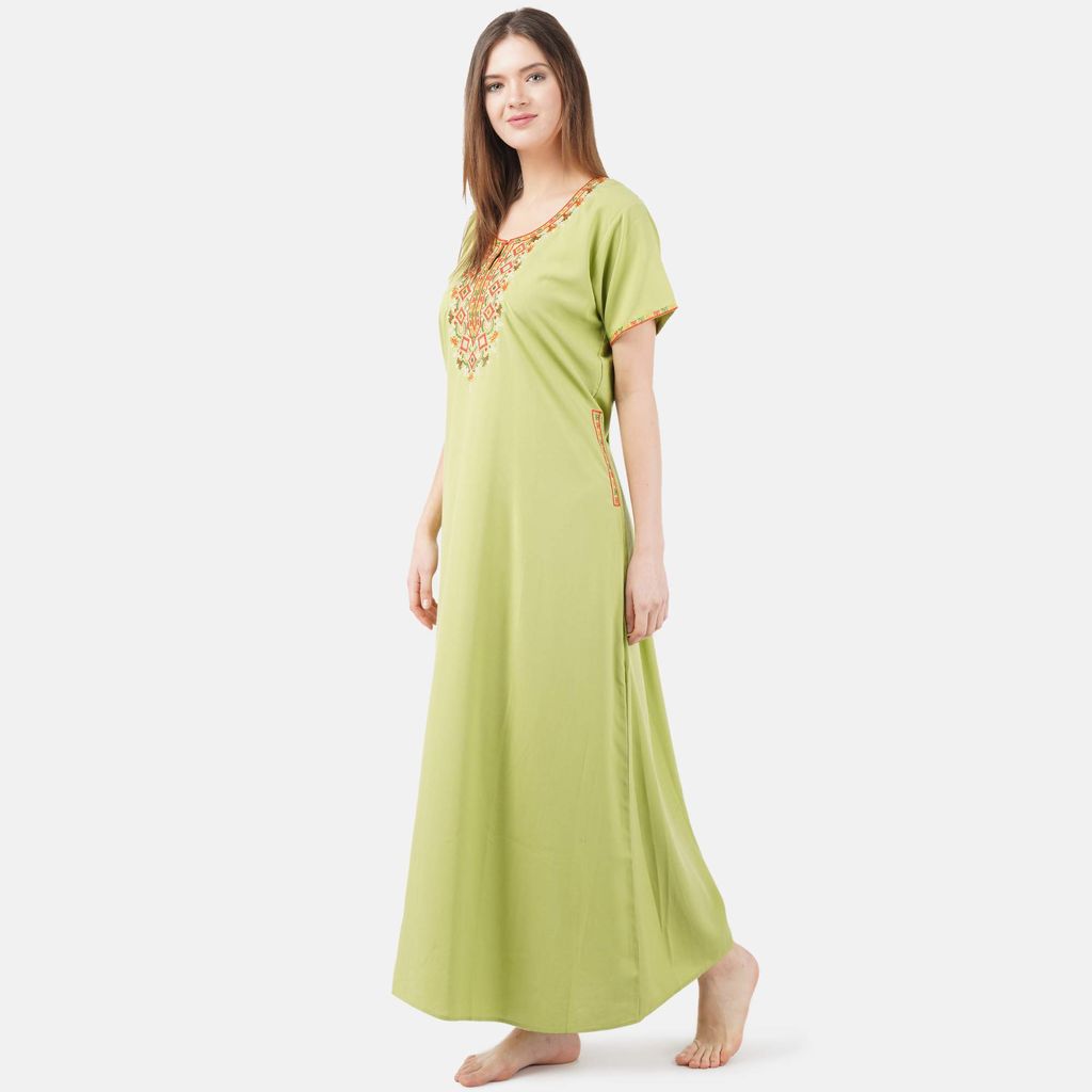 KOI lissybissy Diamond Shape Embroidered Nightgown