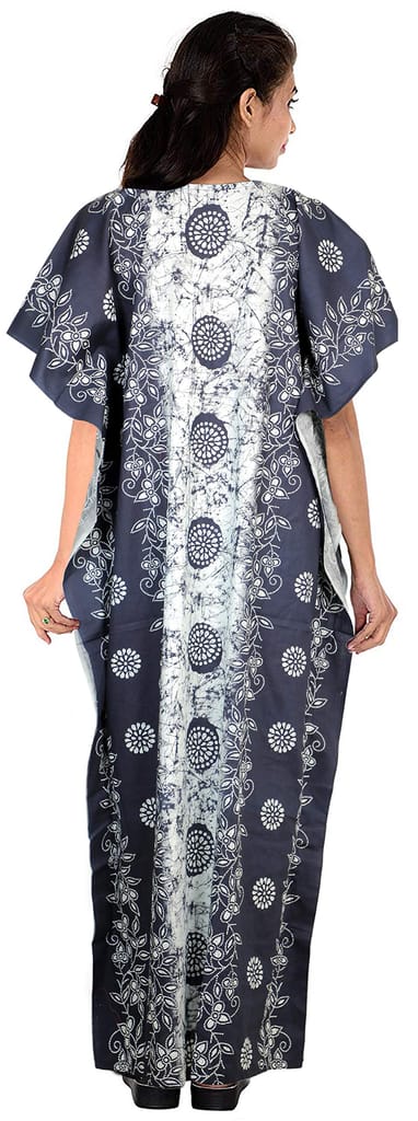 VALENCIA SLEEPWEAR Pure Cotton Kaftan Free Size Nighty Gown