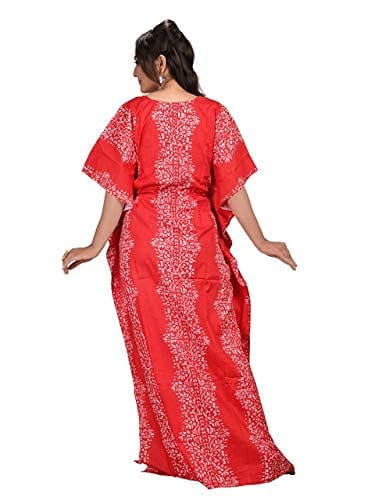 VALENCIA SLEEPWEAR Pure Cotton Kaftan Free Size Nighty Gown