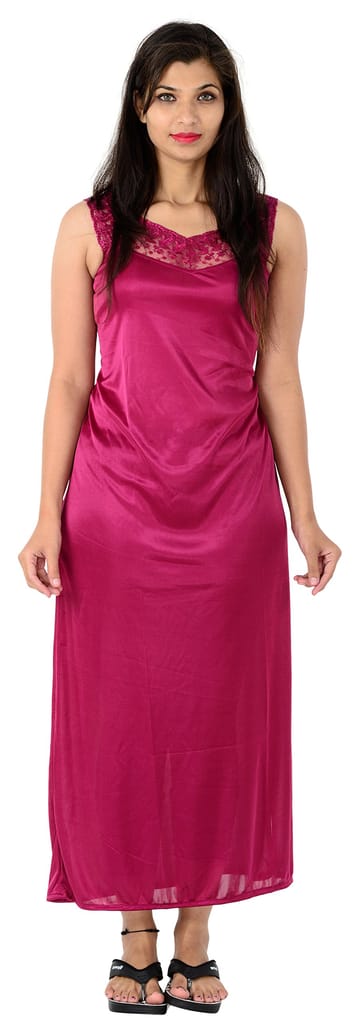 VALENCIA SLEEPWEAR Women's Night Gown with Robe